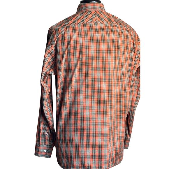 Billy Reid Plaid Men’s XL Cotton Button Up Long Sleeve Shirt Made In Italy‎ - Picture 10 of 11